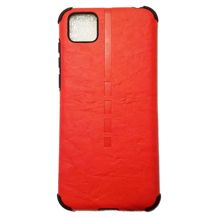 Husa Spate Antialunecare pentru Apple iPhone 11 Pro Max, Plain Case Rosu