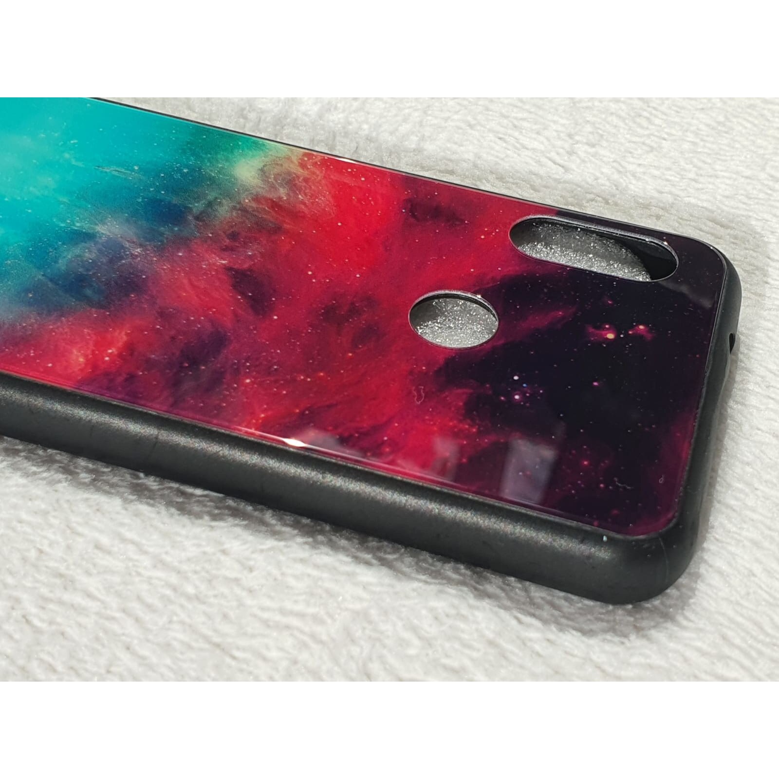 Husa pentru Xiaomi Mi A2 Lite, Glass Case, Galaxy2