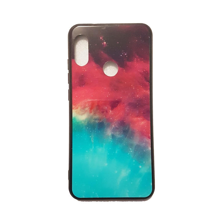 Husa pentru Xiaomi Mi A2 Lite, Glass Case, Galaxy2