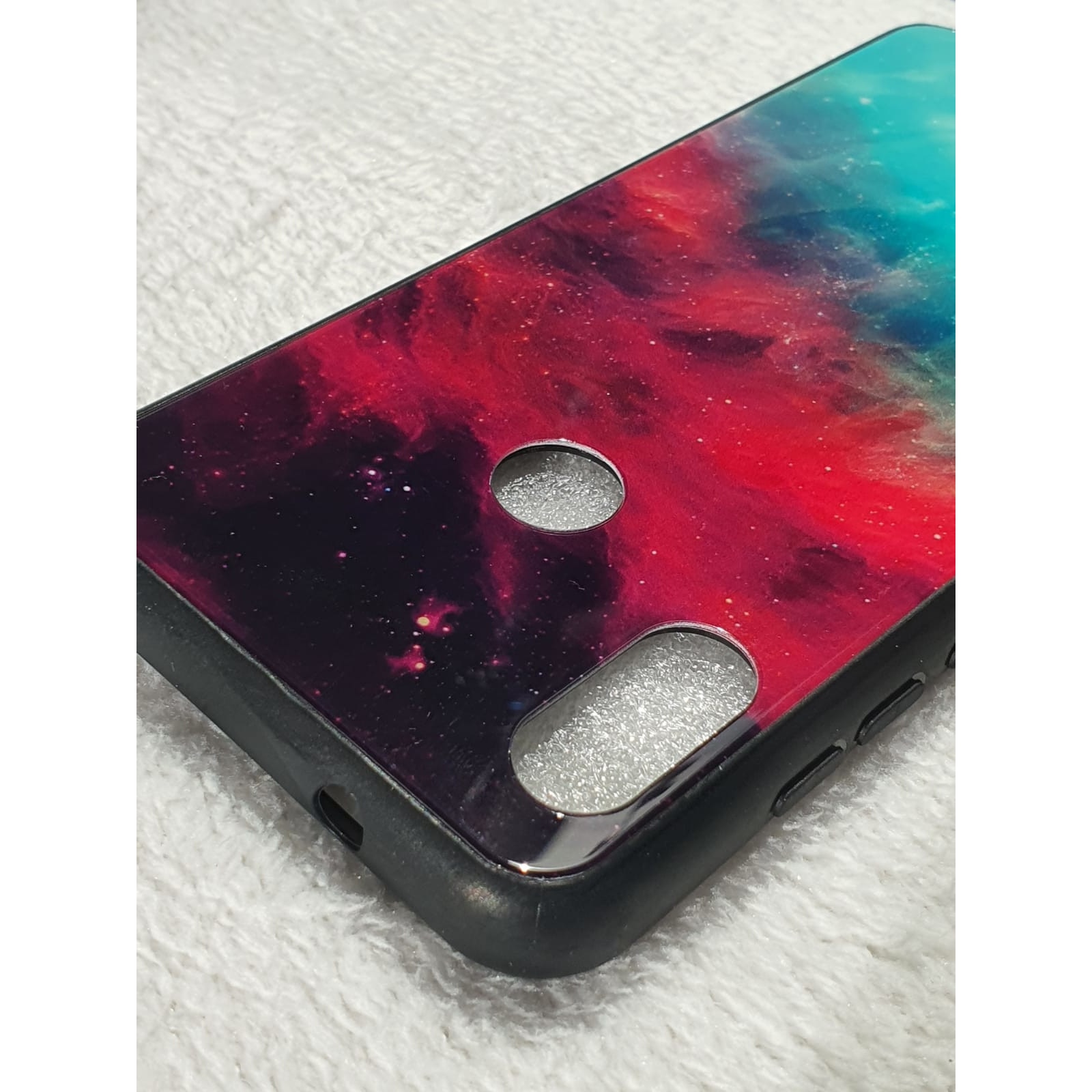 Husa pentru Xiaomi Mi A2 Lite, Glass Case, Galaxy2