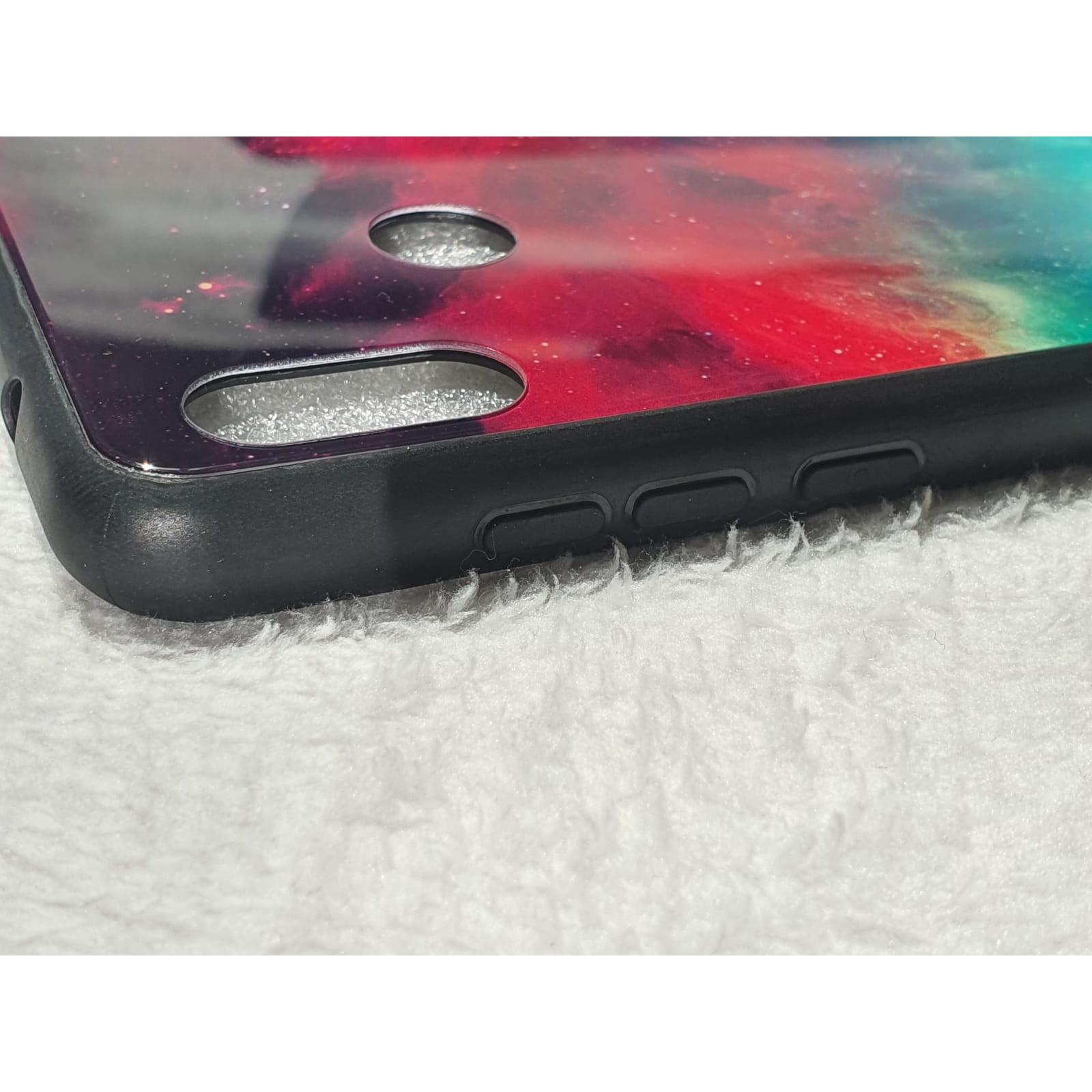 Husa pentru Xiaomi Mi A2 Lite, Glass Case, Galaxy2