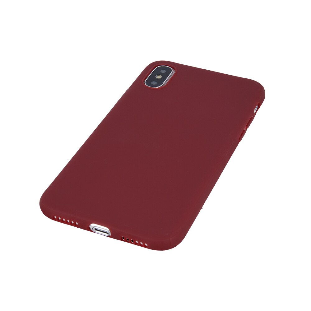 Husa de protectie TFO pentru Xiaomi POCO F3, Poliuretan termoplastic, Burgundy