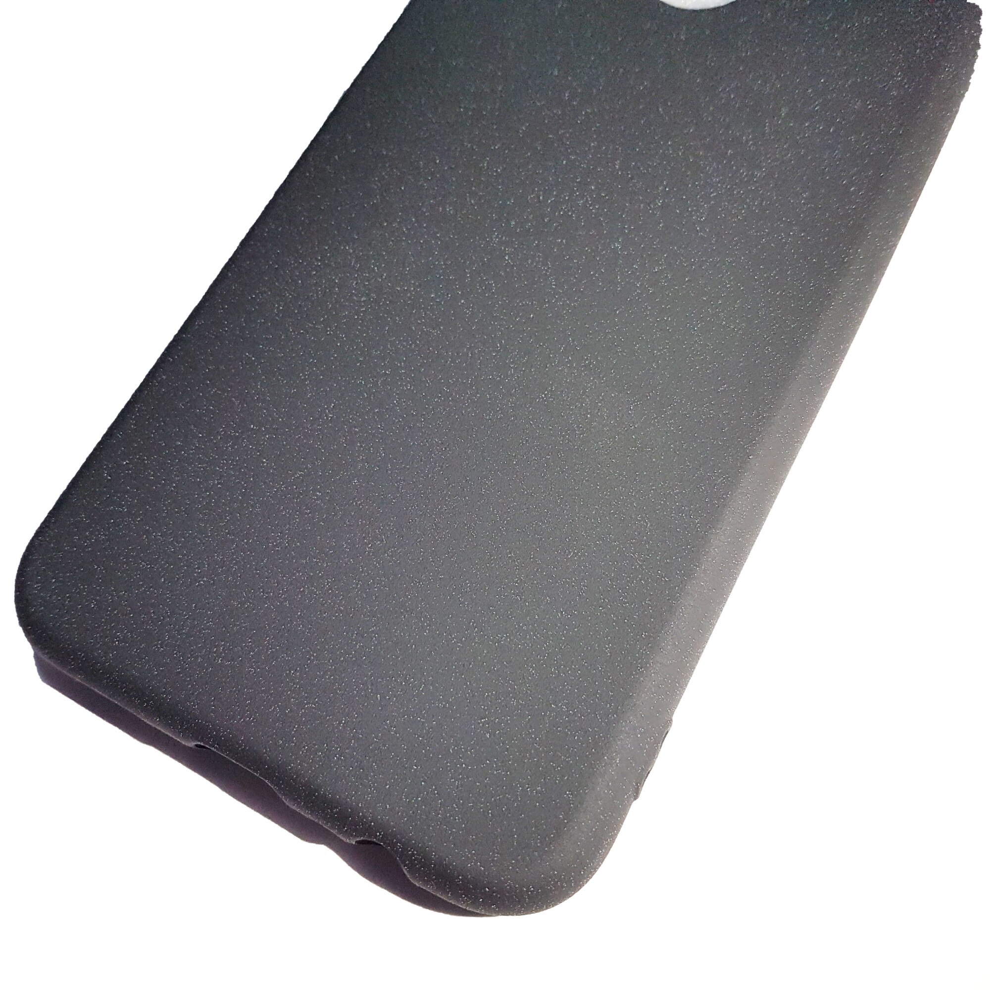 Husa Spate Antialunecare pentru Xiaomi Redmi 8a, Rugged Negru Sablat