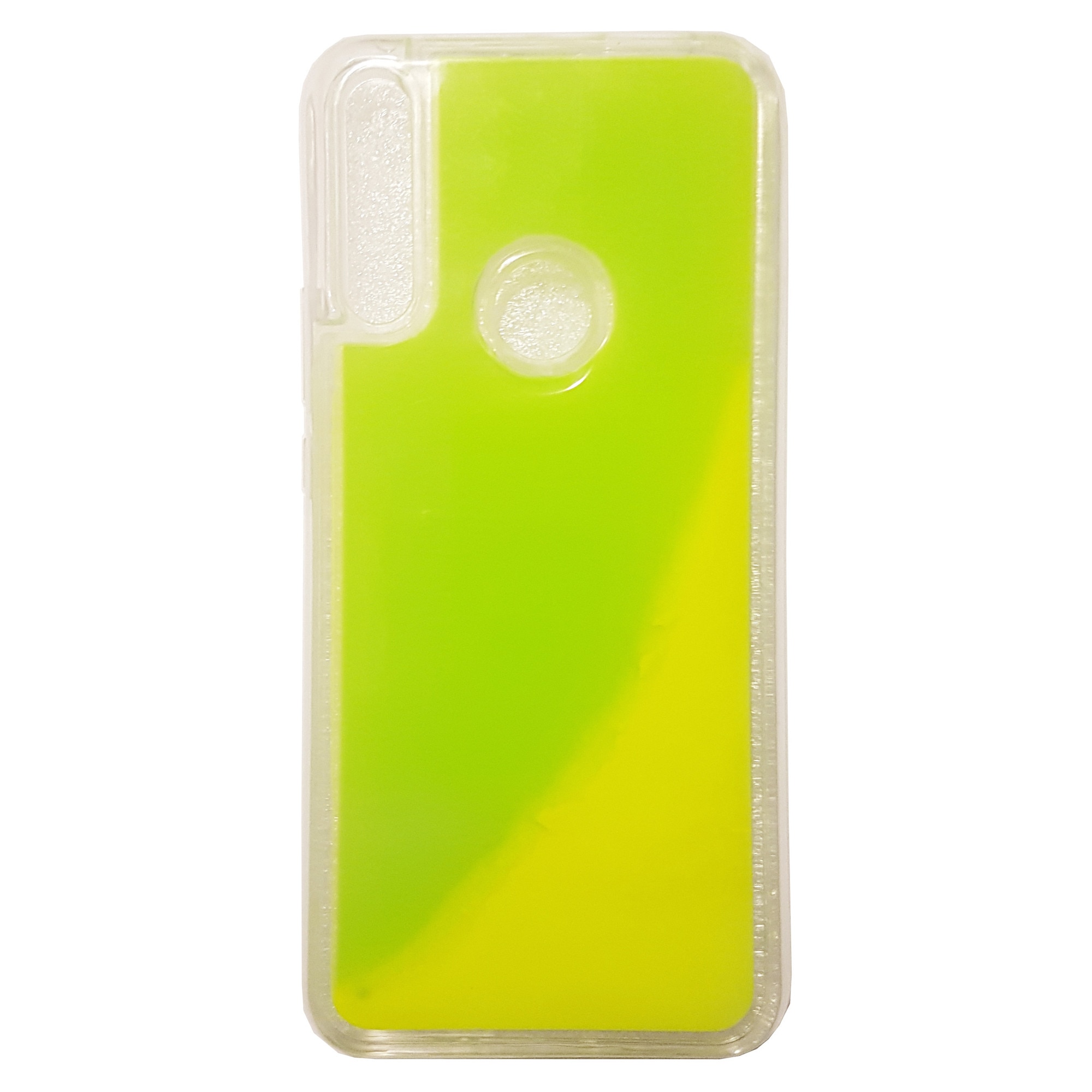 Husa pentru Samsung Galaxy A02s, Licquid Glow Fluorescenta Galben