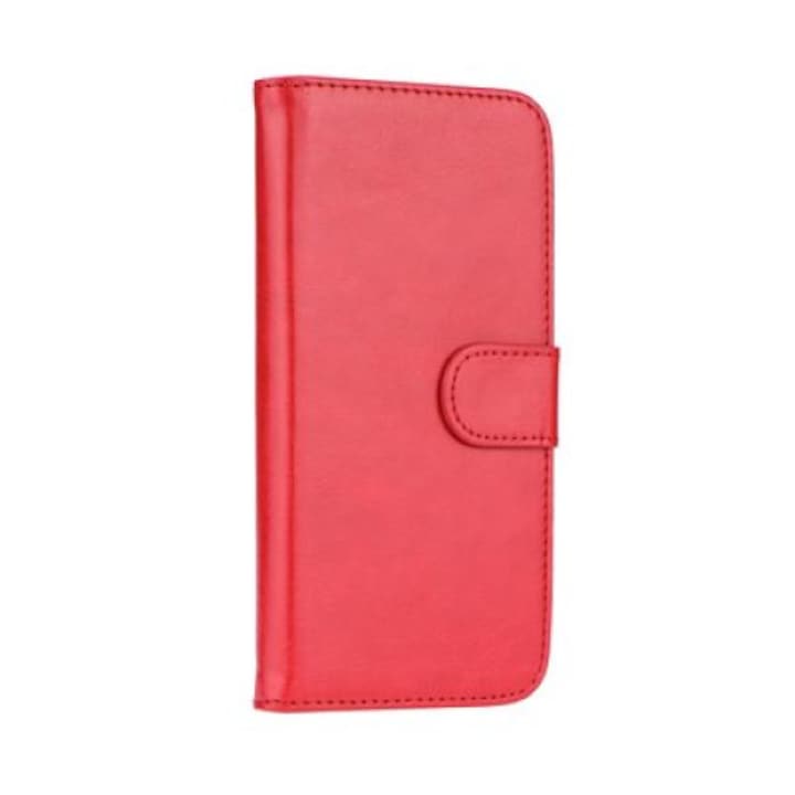 Husa protectie TWIN 2IN1 pentru HUAWEI P9 LITE (2016), flip orizontal, inchidere magnetica, carcasa detasabila, Rosu