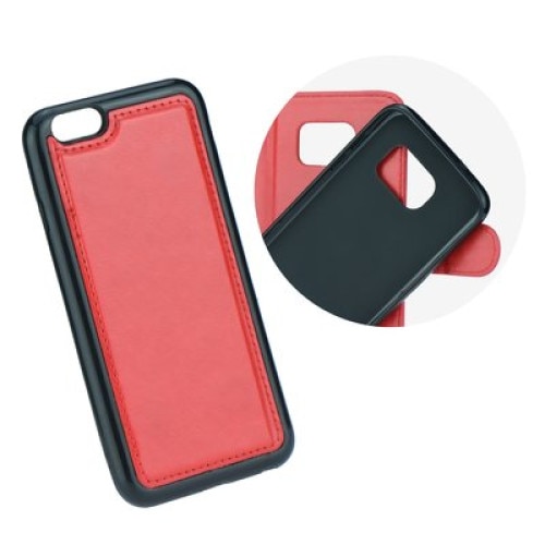 Husa protectie TWIN 2IN1 pentru HUAWEI P9 LITE (2016), flip orizontal, inchidere magnetica, carcasa detasabila, Rosu