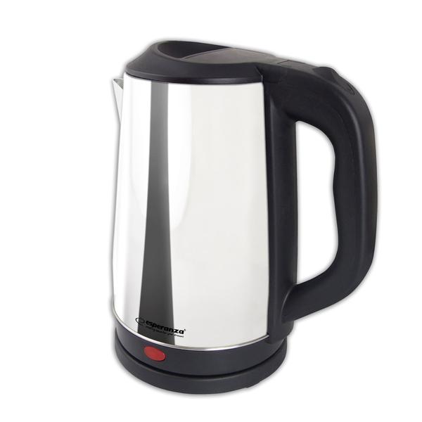 Fierbator de apa Esperanza EKK036X, 2,5 l, 2200 W (Inox/Negru)