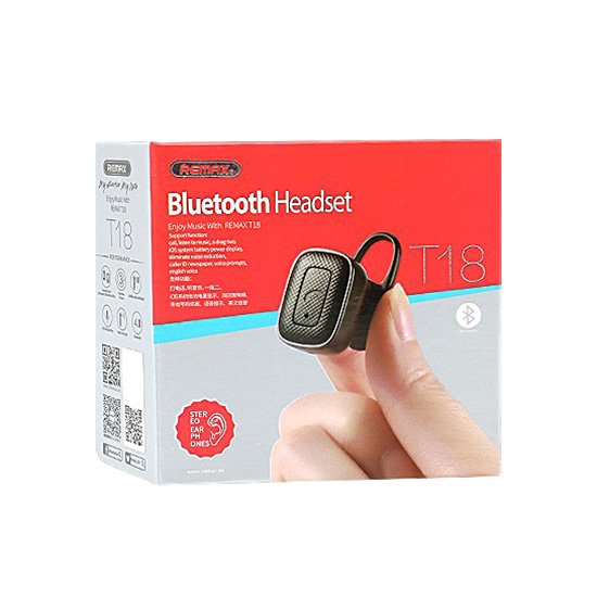 Casca bluetooth Remax RB-T18, In-Ear, Black
