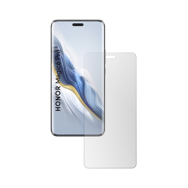 Folie Protectie Ecran iSkinz pentru Honor Magic7 Pro - Case friendly, Invisible Skinz HD, Siliconica Ultra-Clear cu Acoperire Totala, Adeziva si Flexibila