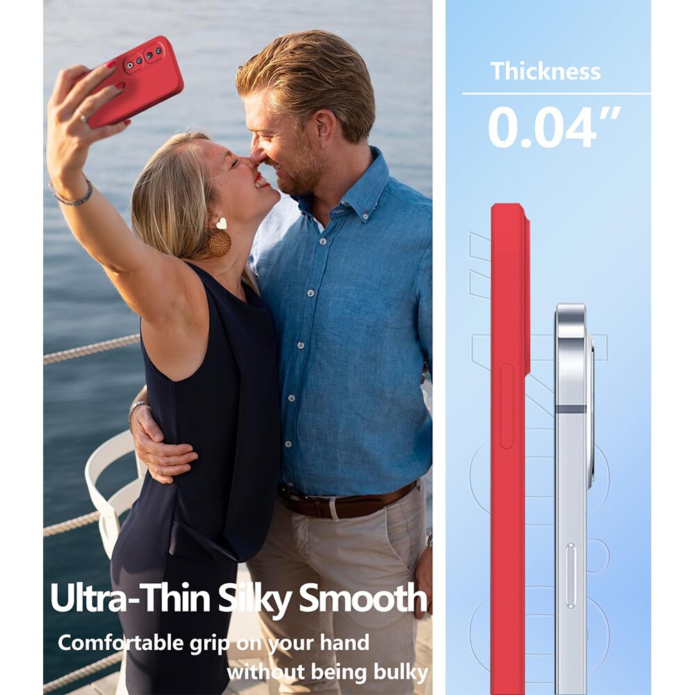 Husa Jelly Silicone Compatibil cu Honor 90, Interior de microfibra, Flexibila, Rosu