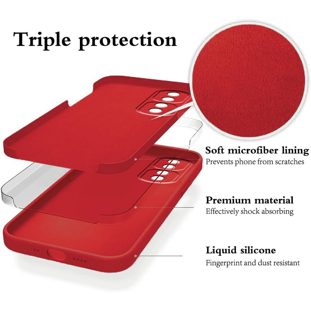 Husa Jelly Silicone Compatibil cu Honor 90, Interior de microfibra, Flexibila, Rosu