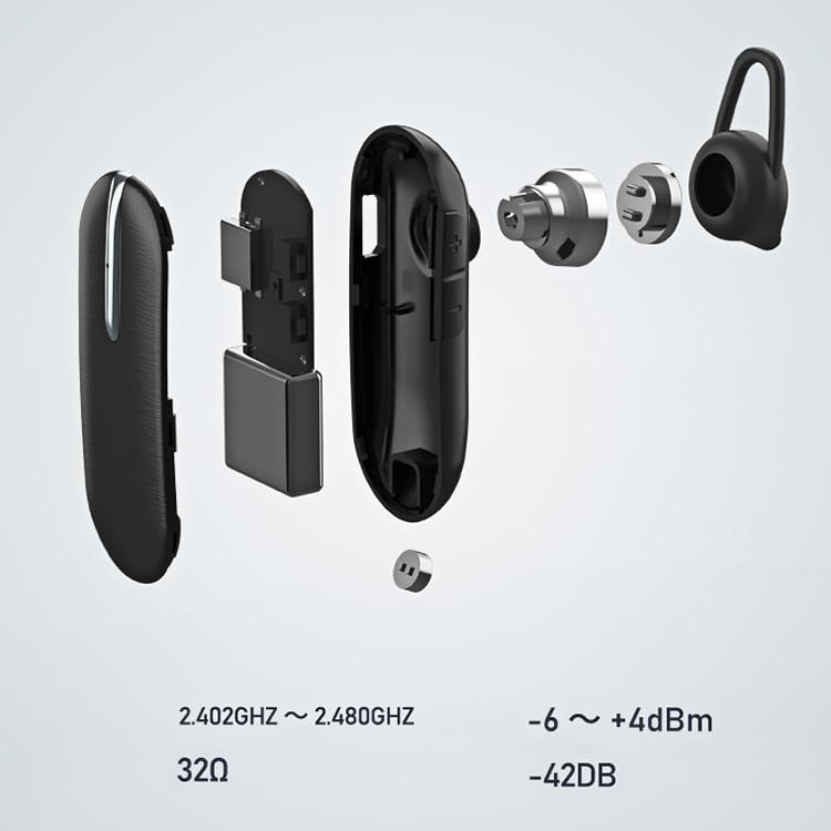 Casca bluetooth Remax RB-T28, In-Ear, Platinum