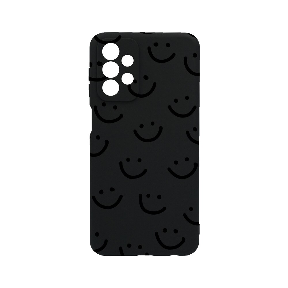 Husa BestCase® Slim SIlicon 0.8MM, Compatibila Cu Samsung Galaxy A13 4G, Smiley, Rezistenta la uzura, Protectie Camera, c-B 1056