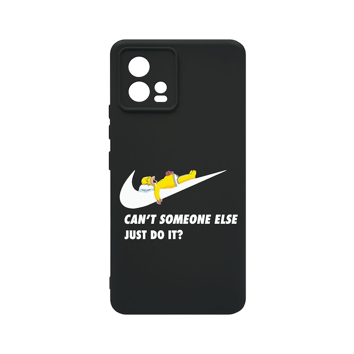 Husa BestCase® Slim SIlicon 0.8MM, Compatibila Cu Motorola Moto G72, Simpson Just Do It, Protectie Camera, Rezistenta la uzura, c-B 751