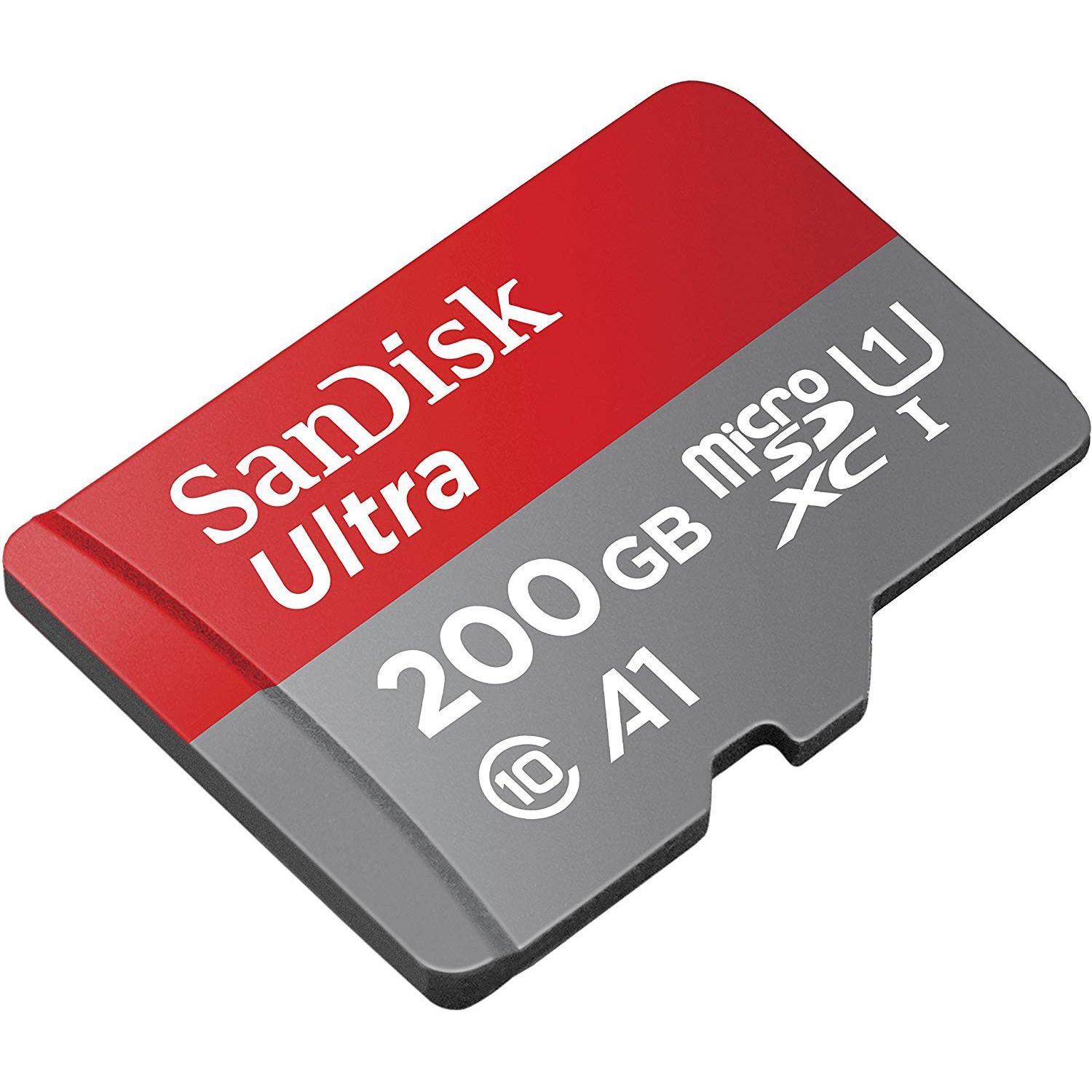 Card de memorie Sandisk microSDXC Ultra, DSQUAR-200G-GN6MA, 200GB, Clasa 10, 100MB/s, cu adaptor