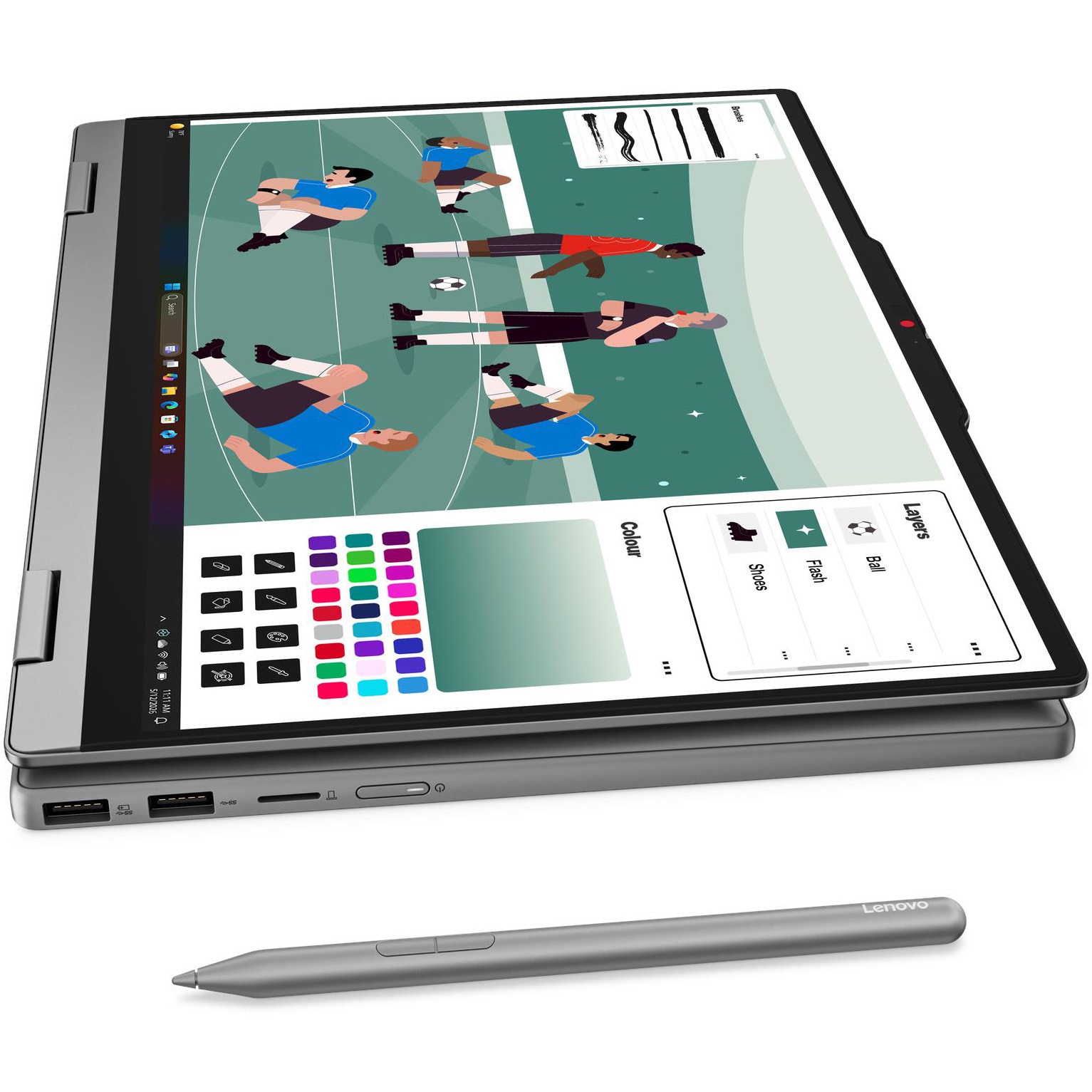 Laptop 2in1 Lenovo IdeaPad 5 14IPH11 (Procesor Intel Core Ultra 5 322 (12M Cache up to 4.40 GHz) 14'' WUXGA Touch 16GB DDR5 512GB