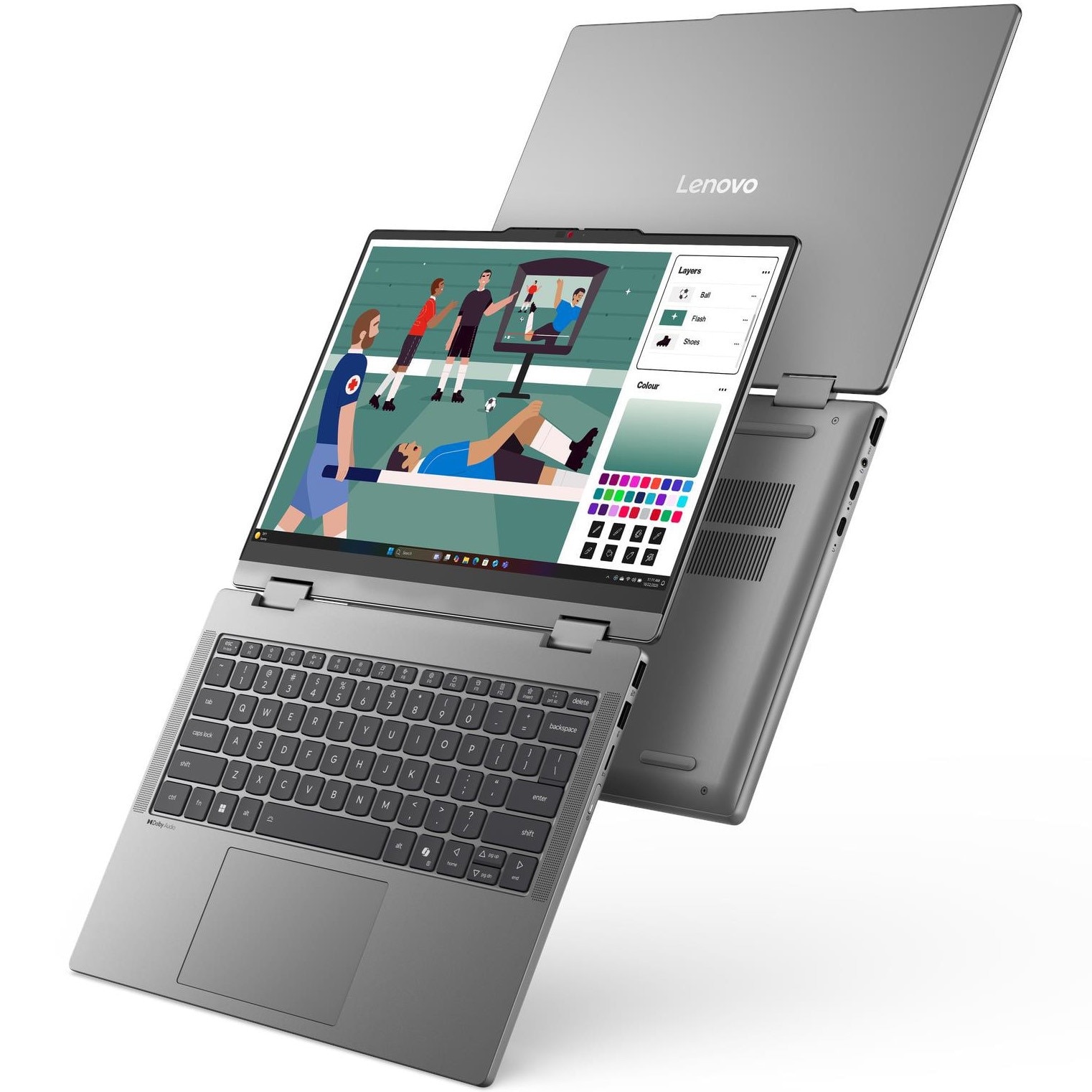 Laptop 2in1 Lenovo IdeaPad 5 14IPH11 (Procesor Intel Core Ultra 5 322 (12M Cache up to 4.40 GHz) 14'' WUXGA Touch 16GB DDR5 512GB