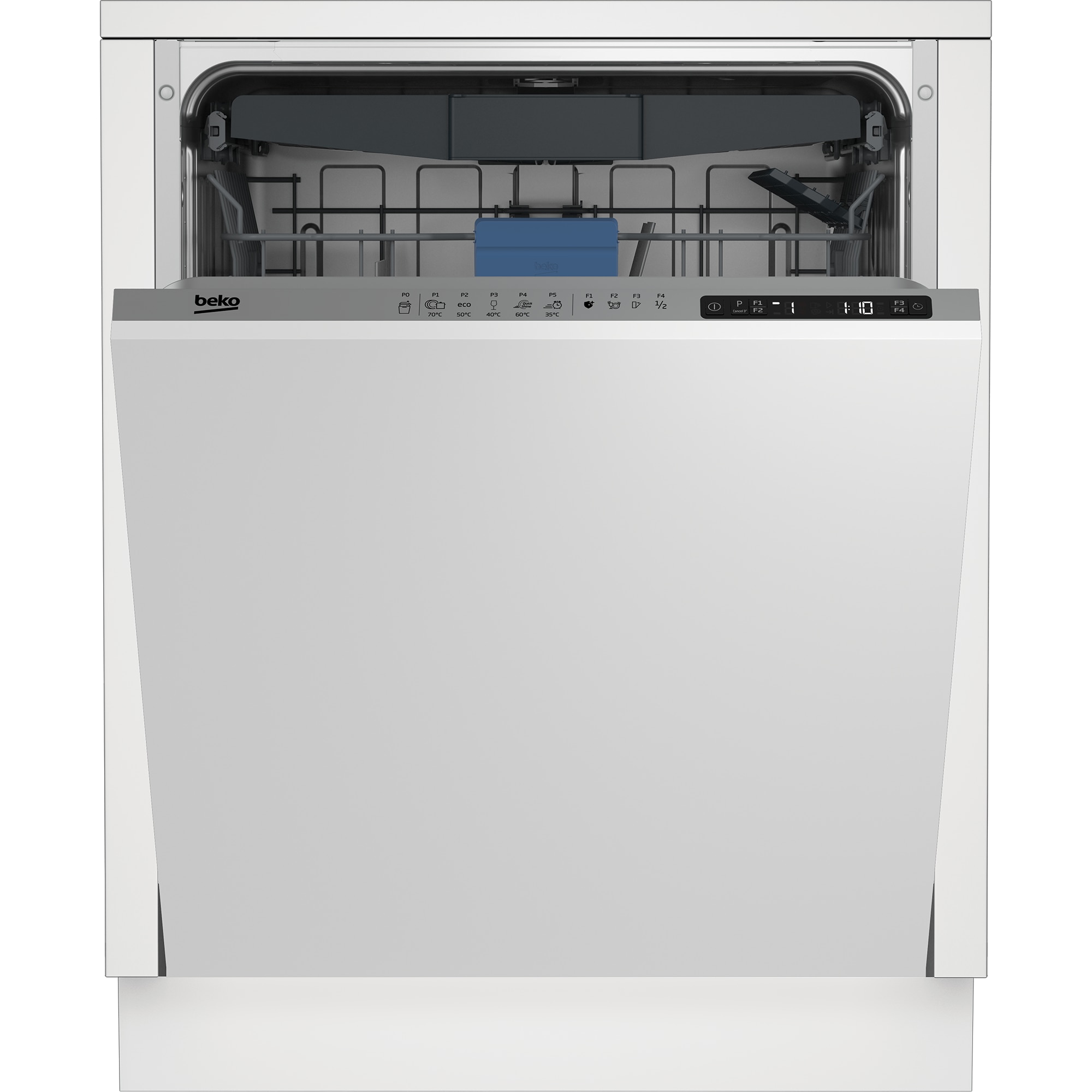 RESIGILAT: Masina de spalat vase incorporabila BEKO BDIN25323, 15 seturi, 5 programe, 60 cm, Clasa D, alb