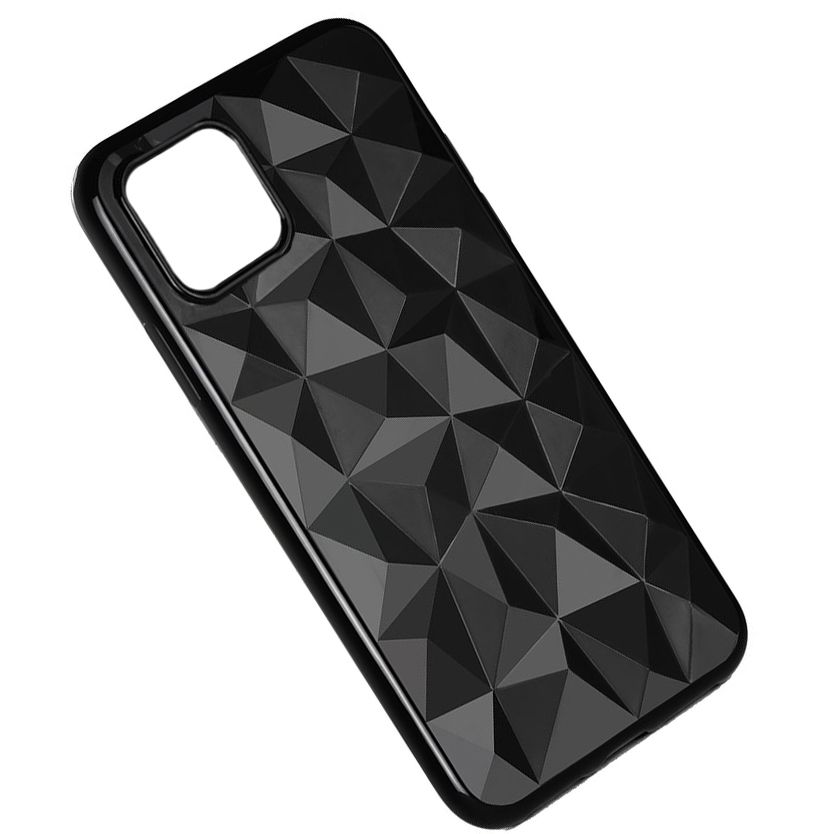 Husa Silicon Forcell Prism pentru Apple iPhone 11 Pro Max, Black