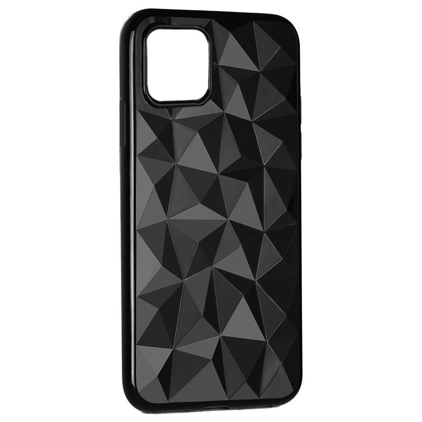 Husa Silicon Forcell Prism pentru Apple iPhone 11 Pro Max, Black