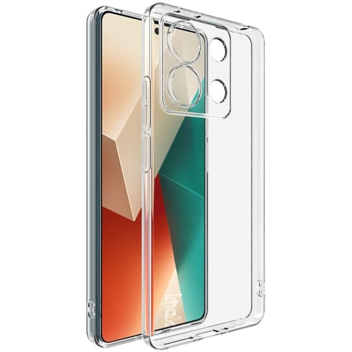 Husa de Protectie, Flippy, pentru Xiaomi Redmi 13T, TPU Protect Plus, cu Dust Plug, Transparent