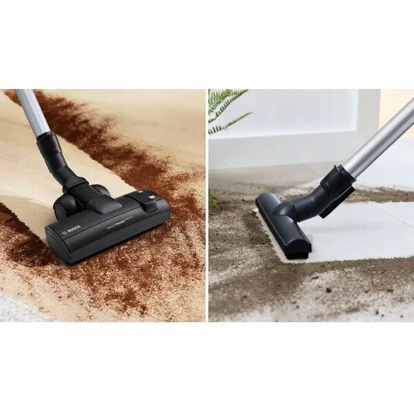Aspirator Bosch Serie 8 ProPower, 890W, turbosperietoare, negru-rosu, 48x32x27.5cm
