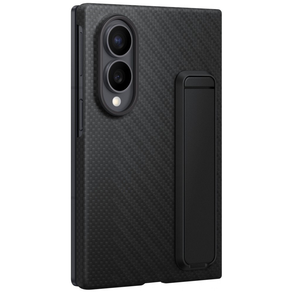 Carcasa Samsung Carbon Standing Case compatibila cu Samsung Galaxy Z Fold 8, Negru