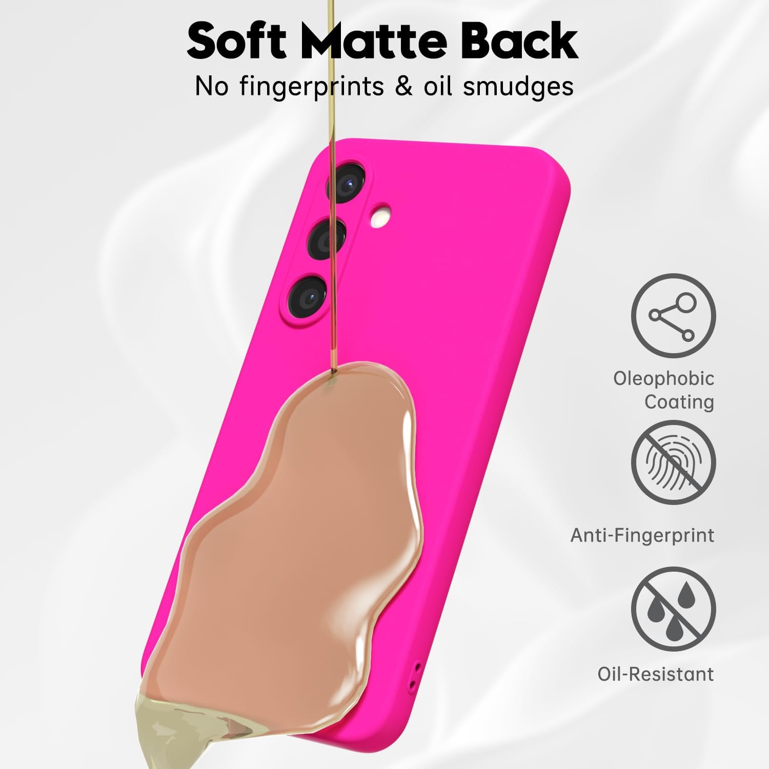 Husa Soft Touch, slim, ALC Mobile, anti soc, compatibila cu Samsung Galaxy S25 Plus, Roz Aprins Tpu