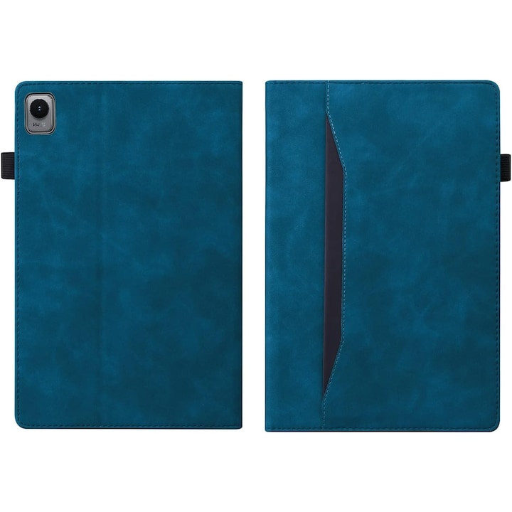 Husa tableta, 11 inch, albastru marin, 25.2x16.3x0.7cm