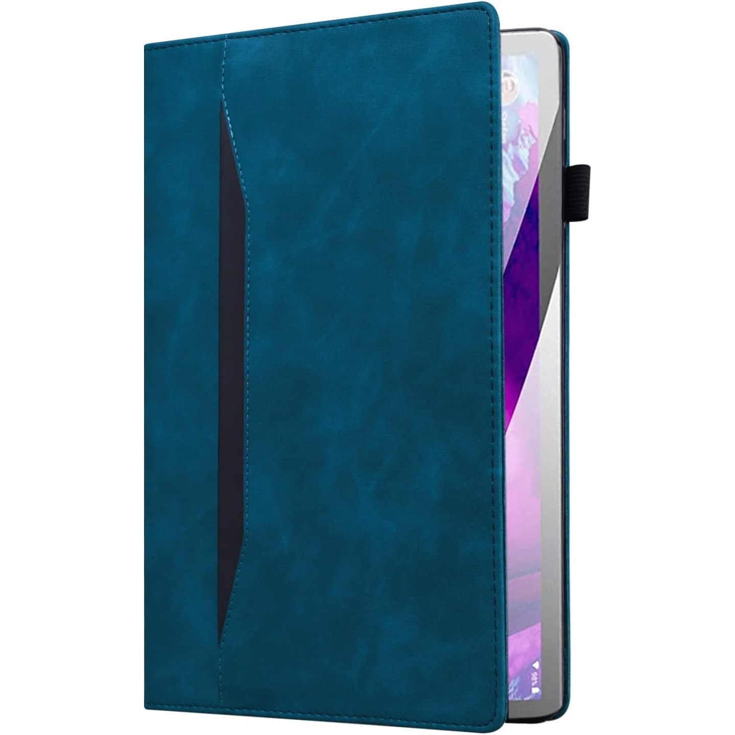 Husa tableta, 11 inch, albastru marin, 25.2x16.3x0.7cm