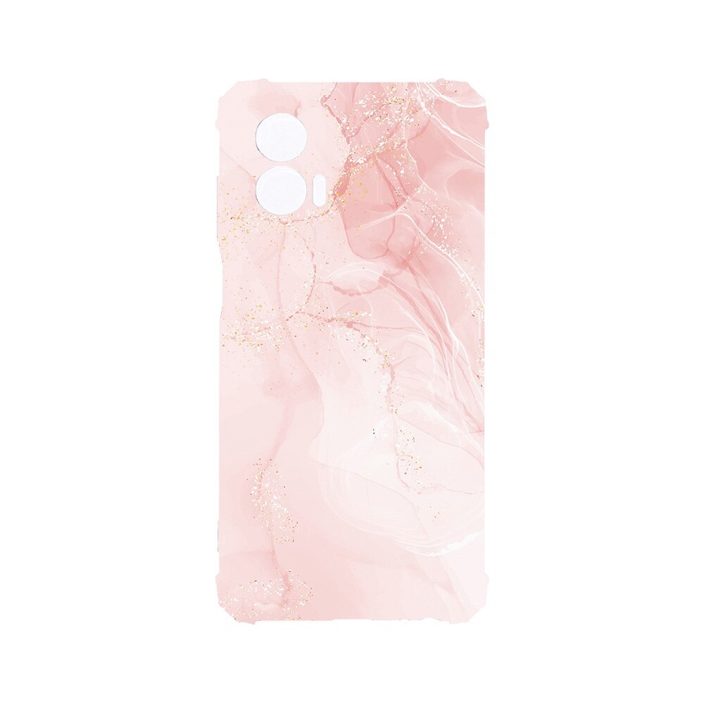 BestCase® Husa Anti Shock 1.5MM, compatibila cu Motorola Edge 50 Fusion, Pastel Pink Marble, Air cushion Technology, AS 1249