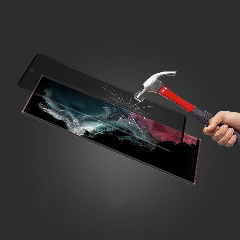 Folie sticla pentru Samsung Galaxy S22 ULTRA, Privacy, 3D, acopera tot ecranul Case Friendly