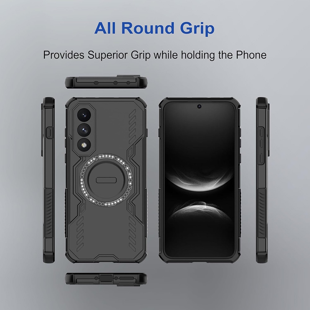 Husa pentru OnePlus Nord 5, colturi ranforsate, protectie camere, compatibila MagSafe, ArmorMag, Black
