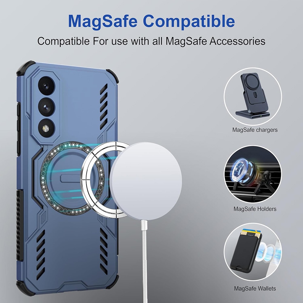 Husa pentru OnePlus Nord 5, colturi ranforsate, protectie camere, compatibila MagSafe, ArmorMag, Black