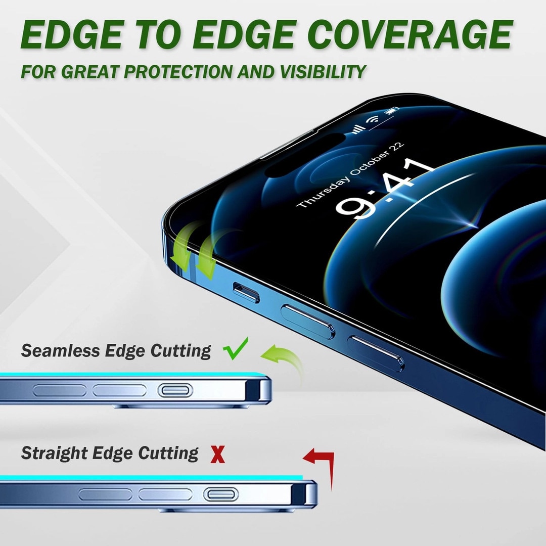 Folie de sticla securizata hibrida, Flexklearglass®, pentru iPhone 15 Pro / 15 / 15 PLUS / 15 Pro Max, 9H duritate, instalare automata, Ultra HD, anti-amprente, anti-zgarieturi, anti-soc