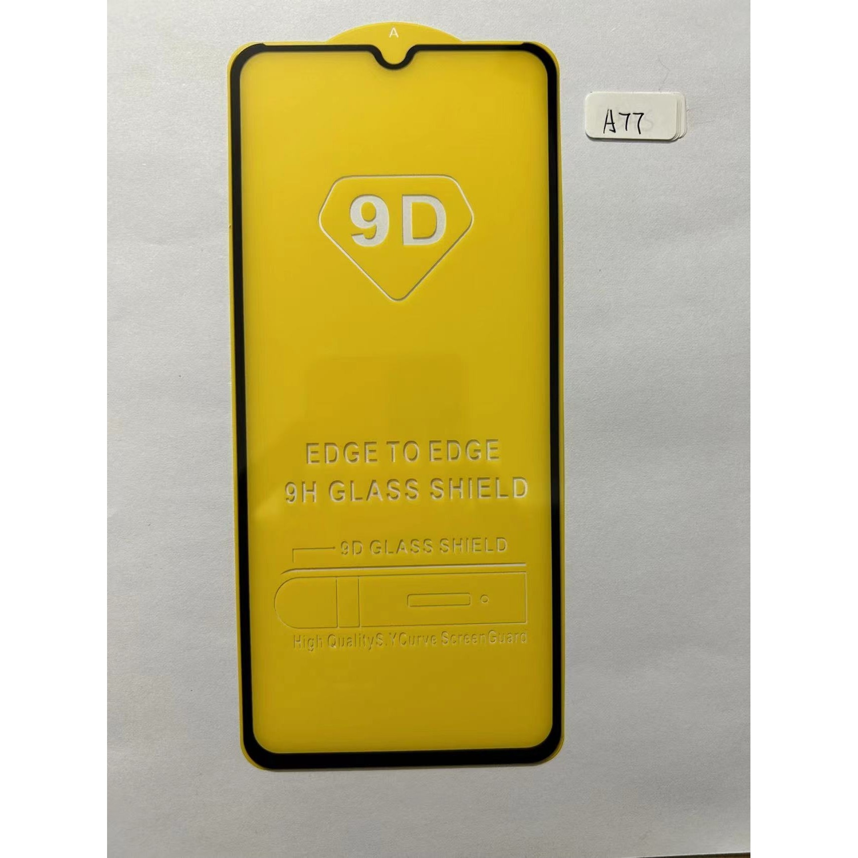 Folie Sticla Securizata compatibil cu Oppo A77, Full Glue Negru