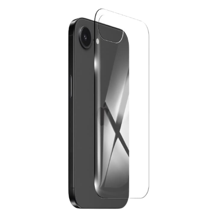 Folie Spate, Sticla securizata pentru iPhone 16e, Transparenta