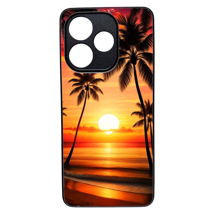 Husa Soft compatibila cu Oppo A5 Pro 5G, Sunset Design