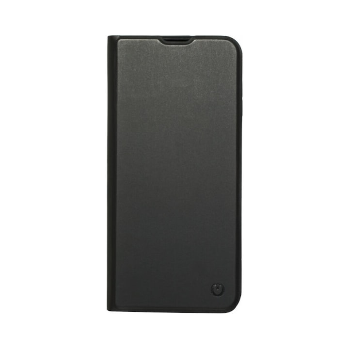 Husa de protectie tip carte CENTO Soho compatibila cu Motorola Moto G35 Negru Premium, Inchidere magnetica, Protectie Sporita, Anti soc, Anti zgarieturi, Functie de stand