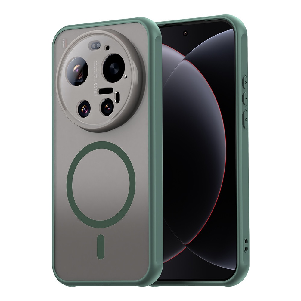 Husa MagSafe pentru Xiaomi 17 Ultra, Accesorio HaloFrost II, Green