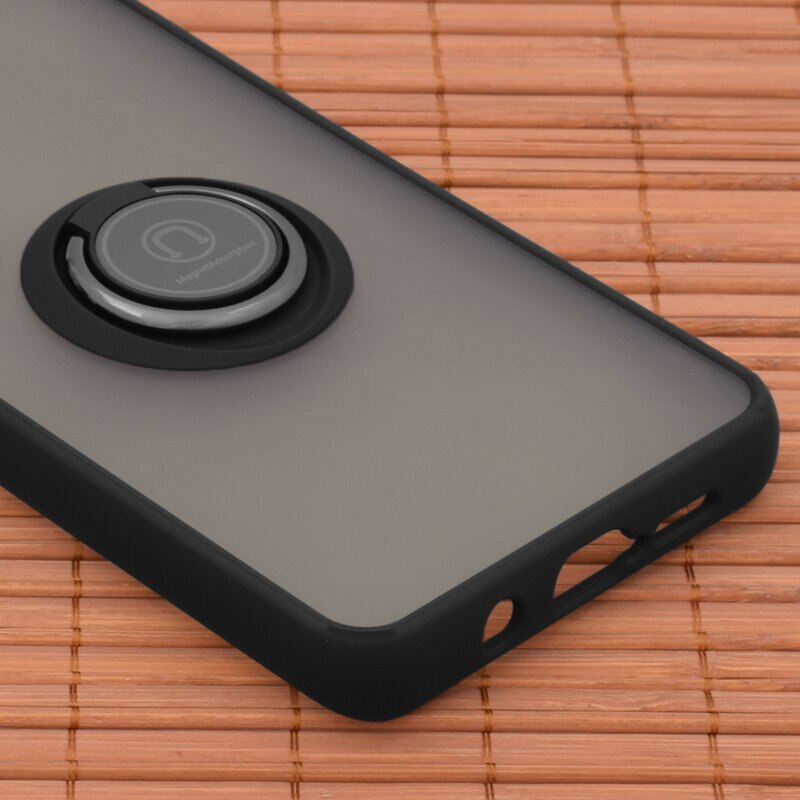 Husa Cu Grad Ridicat de Protectie pentru Xiaomi Redmi Note 8 Pro, Sleek Defense, B3037, Thermoresistant plastic, Intense Darkness