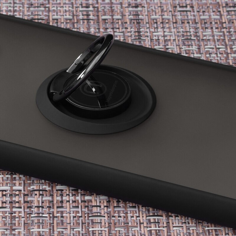 Husa Cu Grad Ridicat de Protectie pentru Xiaomi Redmi Note 8 Pro, Sleek Defense, B3037, Thermoresistant plastic, Intense Darkness