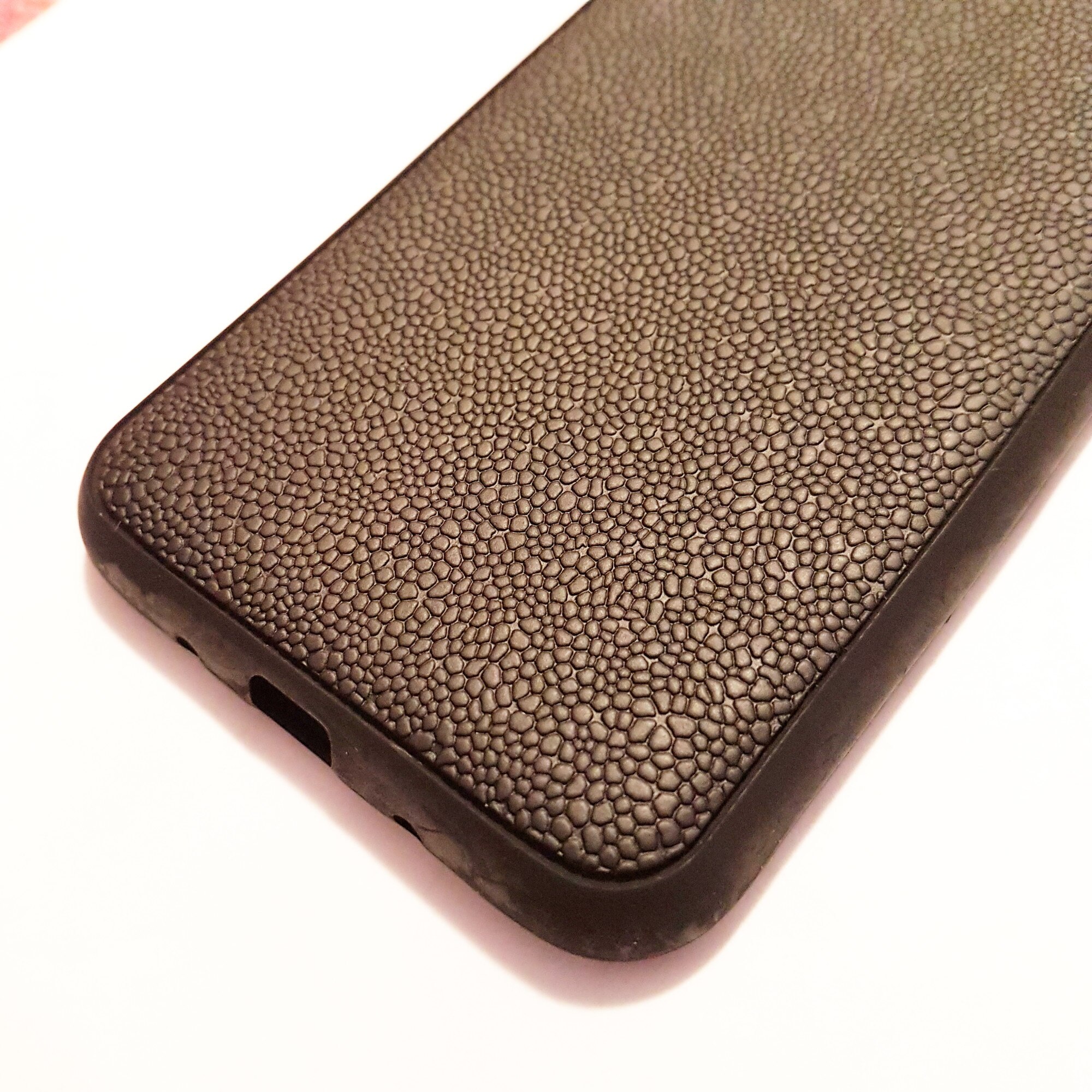 Husa Pentru Xiaomi Redmi Note 4, Leather Skin case, Neagra