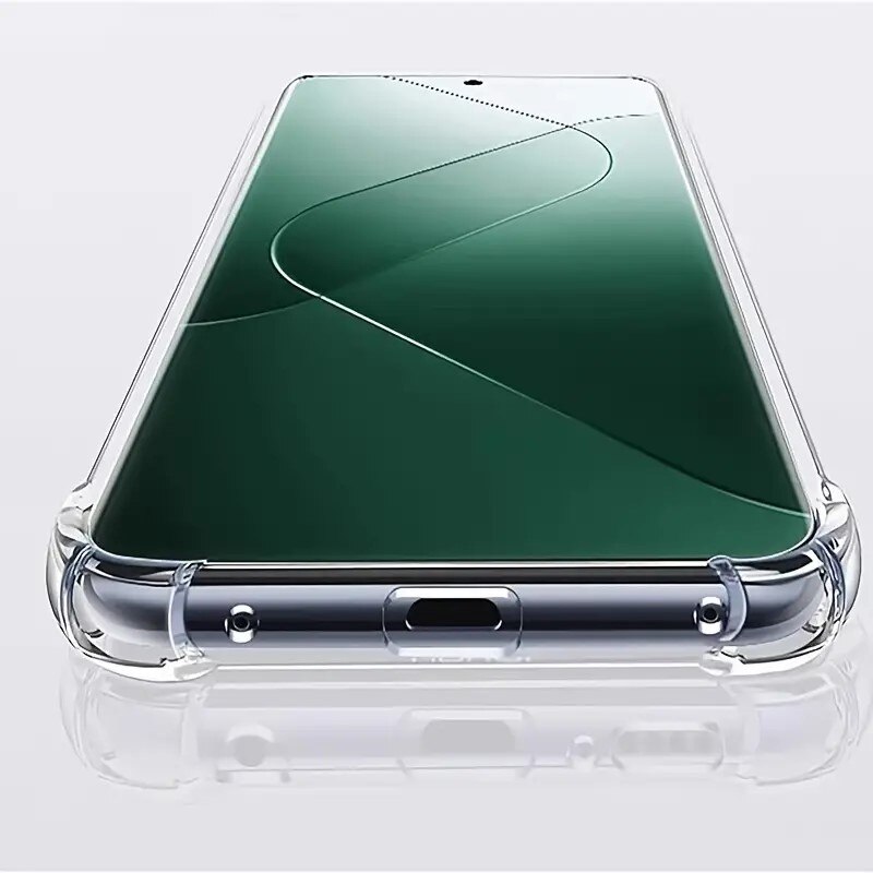 Husa protectie Mat-Tech compatibila cu Xiaomi 14, Protectie Camera, Colturi anti-soc, Decupaje Precise, Rezistenta la impact, Margini ridicate pentru protectia ecranului, Transparenta