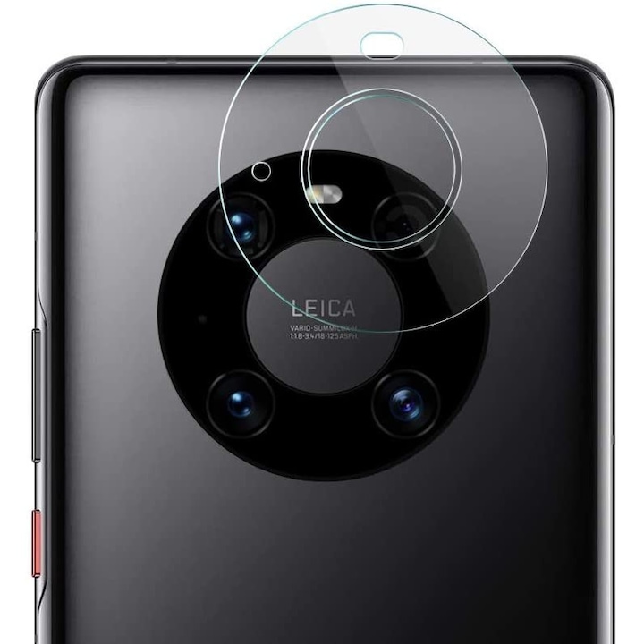 Folie protectie camera telefon, Compatibil cu Huawei Mate 40 Pro, Transparent