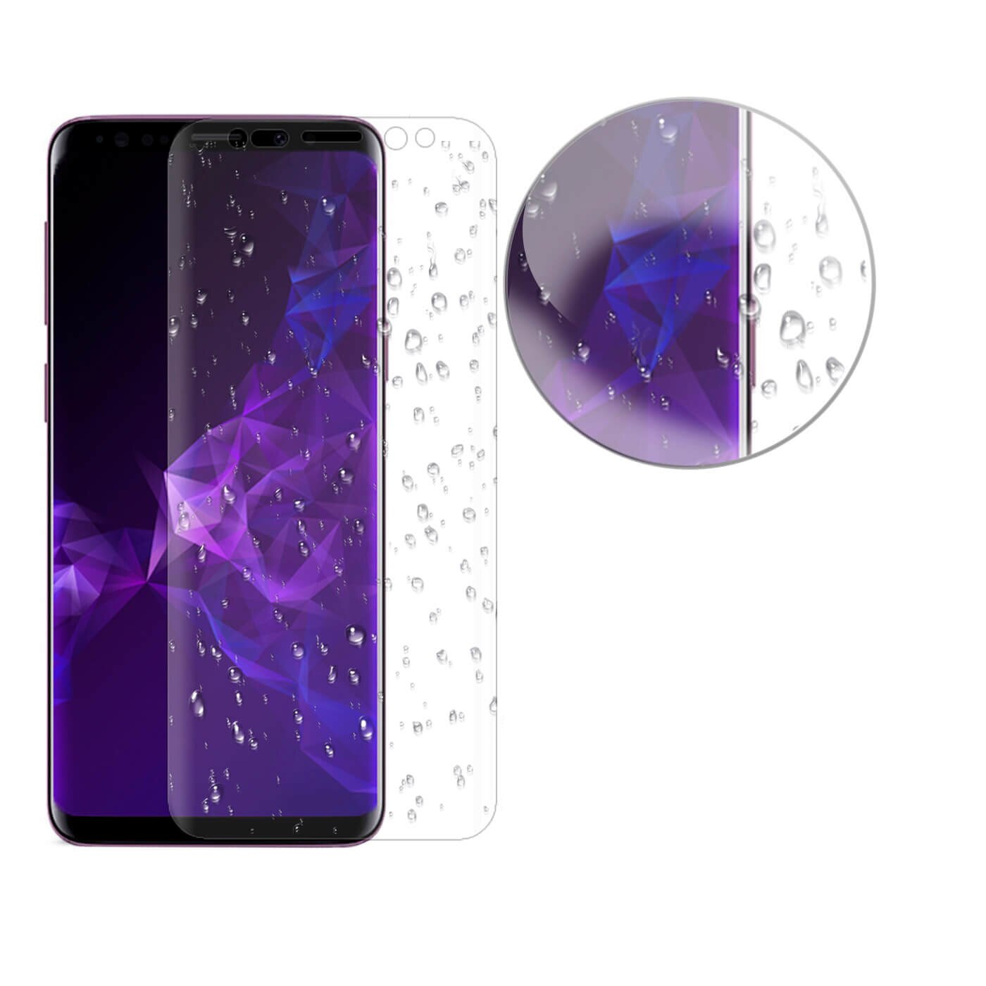 Folie de protectie pentru Galaxy S9, Sticla securizata, Transparenta