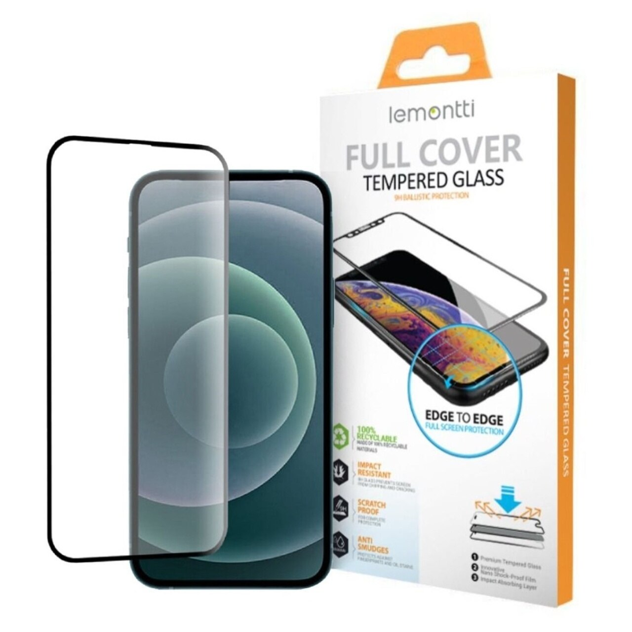 Folie Lemontti Sticla Full Fit compatibila cu Oppo A6 Pro 5G Negru