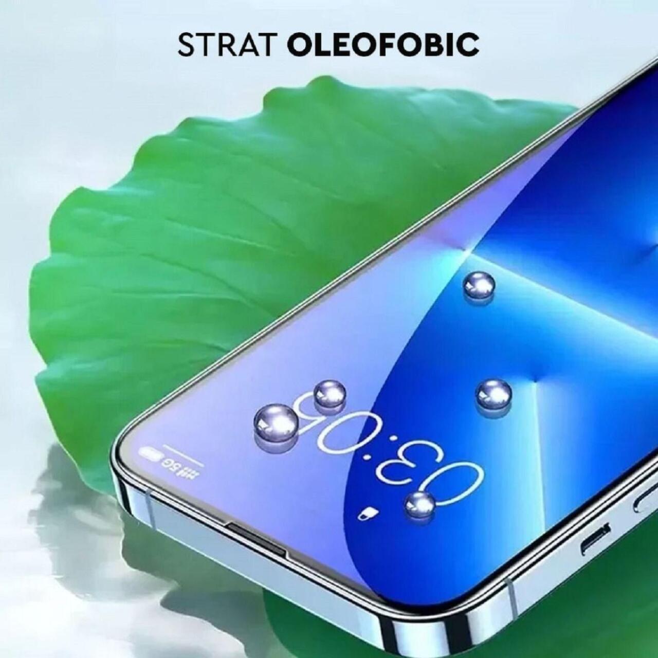 Folie Lemontti Sticla Full Fit compatibila cu Oppo A6 Pro 5G Negru