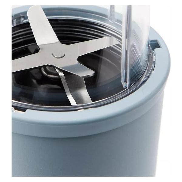 Blender Nutribullet Pro NB907MASL 0C22300145, 900 W, 1 viteza, cupa inalta 0.9l, cupa inalta 0.7l, 5 accesorii (Gri/Albastru)