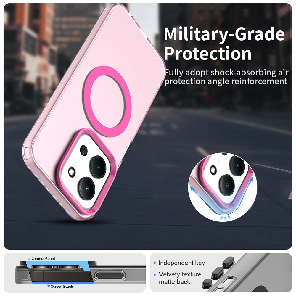 Husa pentru Xiaomi Redmi 15C 4G / Redmi 15C 5G / Poco C85 4G - Techsuit CandyCase MagSafe - Pink